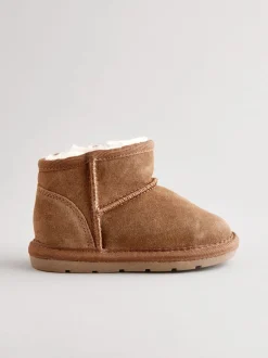 Next Marron - Bottes en daim doublées et chaudes Sale