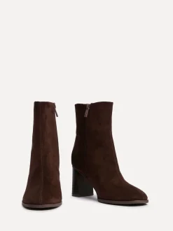 Linzi Marron - Bottes Approach à talons carrés Outlet