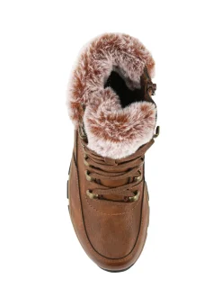 Pavers Marron - Bottes météo imperméables coupe large Outlet