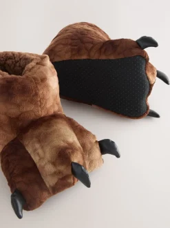 Next Marron - Bottes/Bottines chaussons Dinosaur Claw 3D