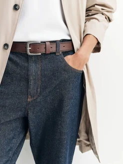 Next Marron - Ceinture en cuir casual Clearance