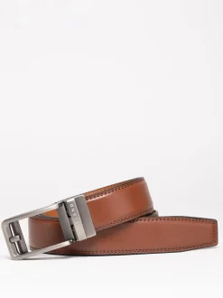 Lakeland Leather Marron - Ceinture Rigg Ratchet New
