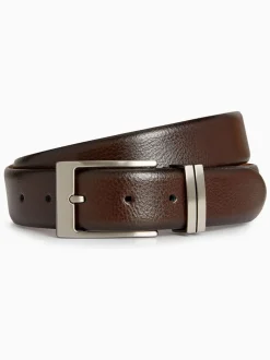 Next Marron - Ceinture Signature en 100% cuir Outlet