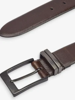 Next Marron - Ceinture Signature en 100% cuir Outlet