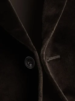 Charles Tyrwhitt Marron - Veste Coupe ajustée en velours italien Sale