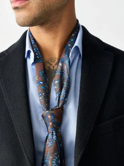 Next Marron - Écharpe imprimée Hot