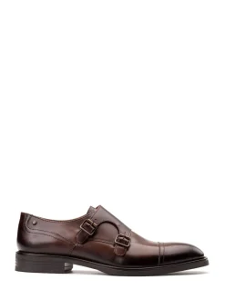 Base London Marron - Chaussure Taper Monk New