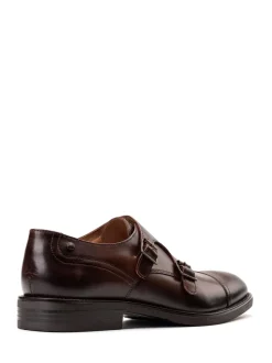 Base London Marron - Chaussure Taper Monk New