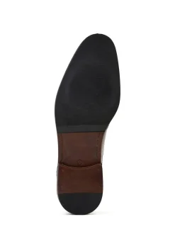 Base London Marron - Chaussure Taper Monk New