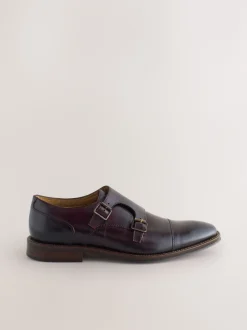 Next Marron - Chaussures Double Monk Online