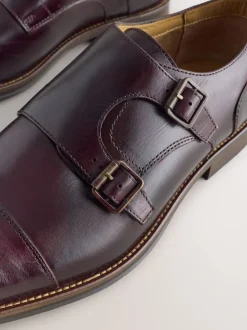 Next Marron - Chaussures Double Monk Online