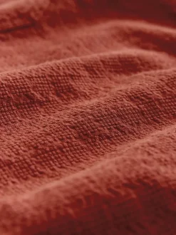 Next Marron - Chemise Coupe classique texturée à manches longues gaufrée Discount