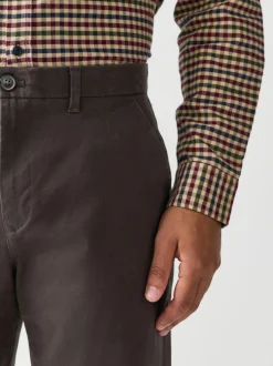 Next - Coupe ample - Pantalon chino stretch Marron Online