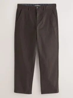 Next - Coupe ample - Pantalon chino stretch Marron Online