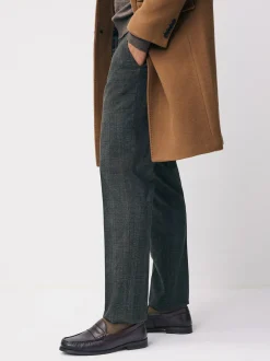 Next Marron - Coupe classique - Pain Penny en cuir New