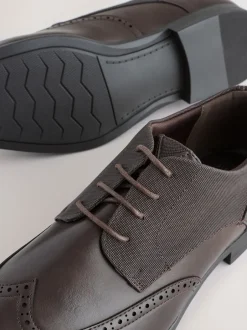 Next Marron - Coupe large - Chaussures richelieu