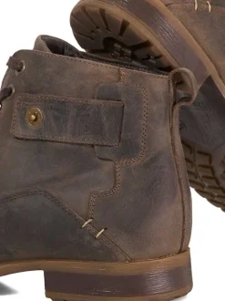 Dune London Marron - Coupe large - bottines Simon en cuir robuste Sale