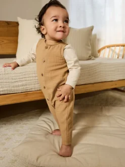 Next Marron - Ensemble salopette et body pour bébé (0mths-2yrs) Best