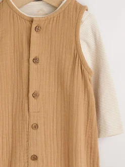 Next Marron - Ensemble salopette et body pour bébé (0mths-2yrs) Best