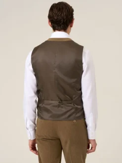 Skopes Marron - Gilet de costume Dorsey en velours côtelé Sale