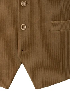 Skopes Marron - Gilet de costume Dorsey en velours côtelé Sale