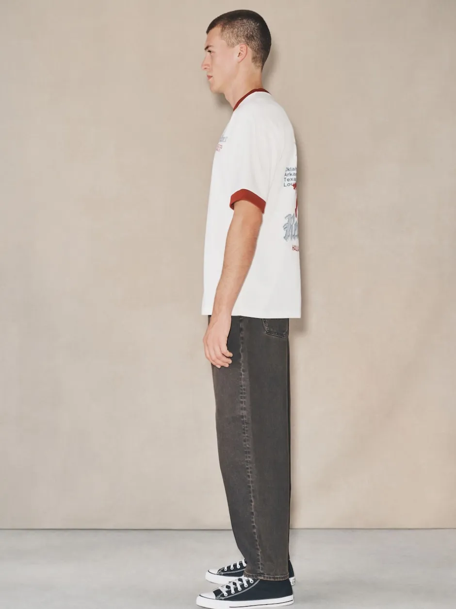 Next Marron - Jeans EDIT Barrel Fit Discount