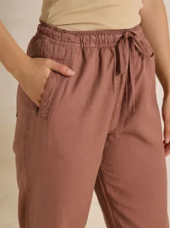 Long Tall Sally Marron - Jogging Lyocell Blend Discount