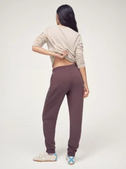 OSIA Marron - Jogging à poignets Discount