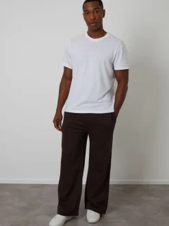Threadbare Marron - Jogging jambes larges Online