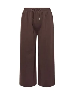 Yours Curve Marron - Jogging jambes larges Outlet