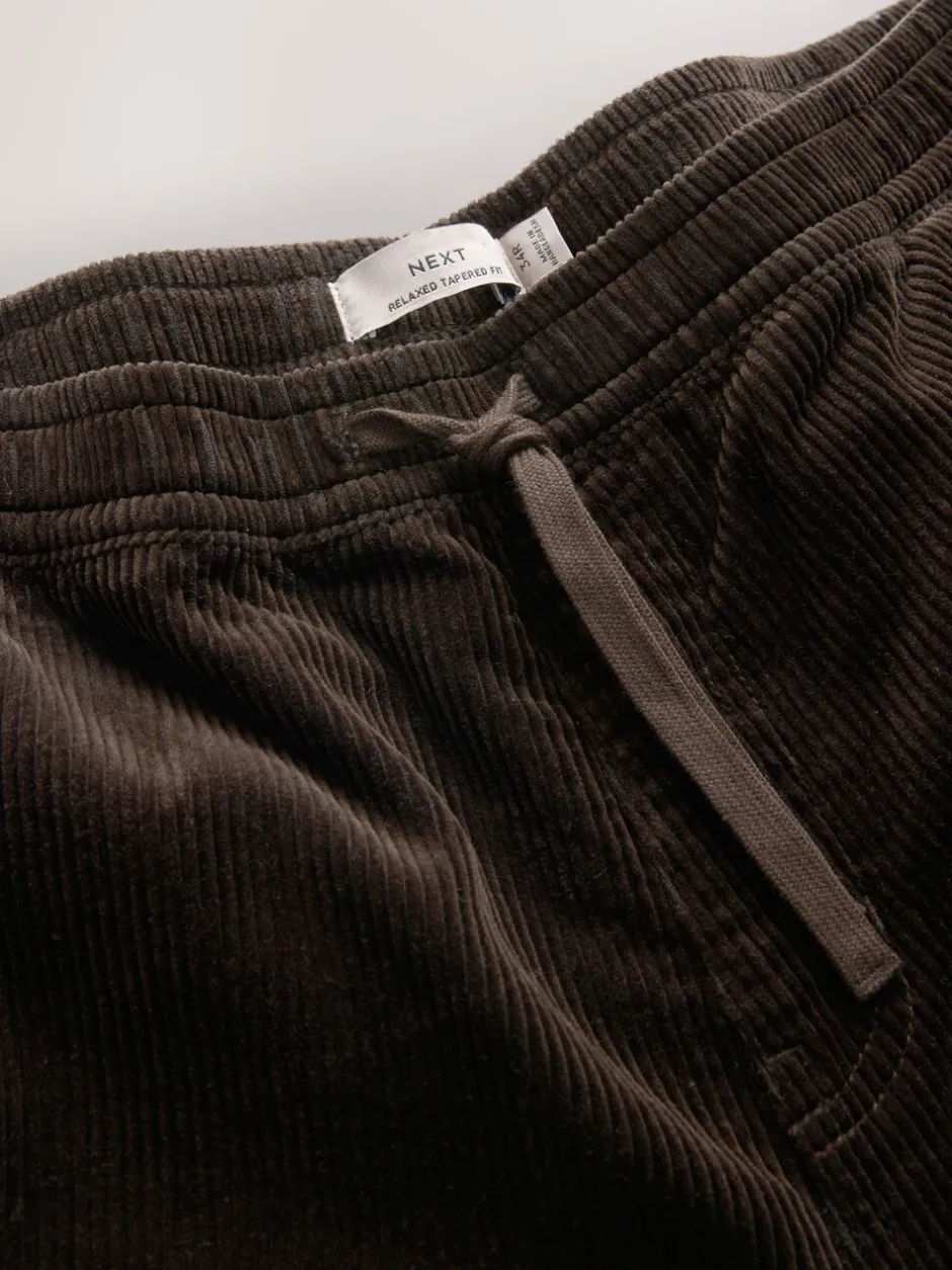 Next Marron - Joggings en velours côtelé Outlet