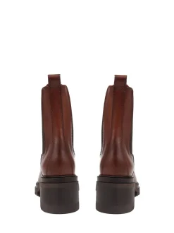 Jones Bootmaker Marron - bottes Chelsea en cuir New