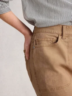 White Stuff Marron - Jupe Tia Chinos Online