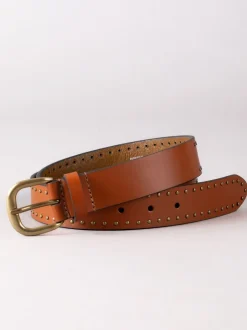 Lakeland Leather Marron - Sandale Studded Belt (ceinture cloutée en cuir) Best