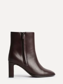 Linzi Marron - bottines Jonas à talon carré New