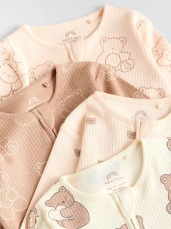 Next Marron - Lot de 4 dors-bien bébé à fermeture éclair bidirectionnelle (0mois -2ans) Best