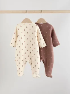 Next Marron - Lot de 2 dors-bien ours matelassés bébé Hot