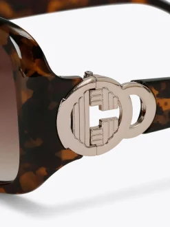 Carvela Marron - Lunettes de soleil oversize C