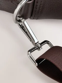 Next Marron - Mallette en similicuir