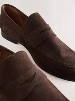 Next Marron - Mocassins en daim Discount