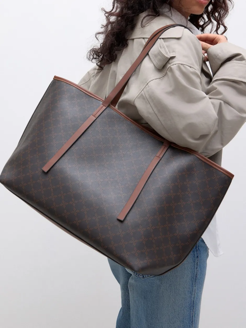 Next Marron à monogramme - Grand Sac épaule Hot