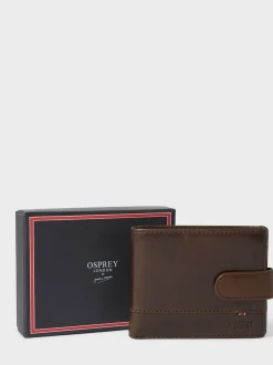 Osprey London Marron - The London Leather Coin Wallet Online