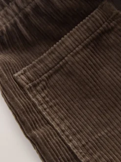 Next Marron - Pantalon à enfiler en velours côtelé (3-16ans) Outlet