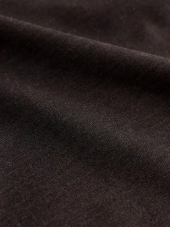 Next Marron - Pantalon élégant à taille élastique avec contenu en laine New