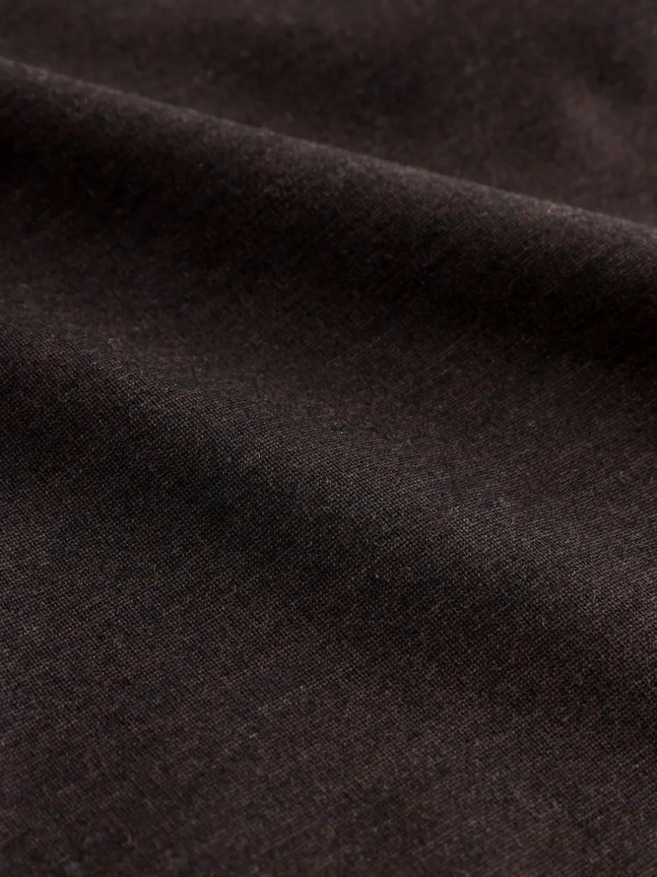 Next Marron - Pantalon élégant à taille élastique avec contenu en laine New