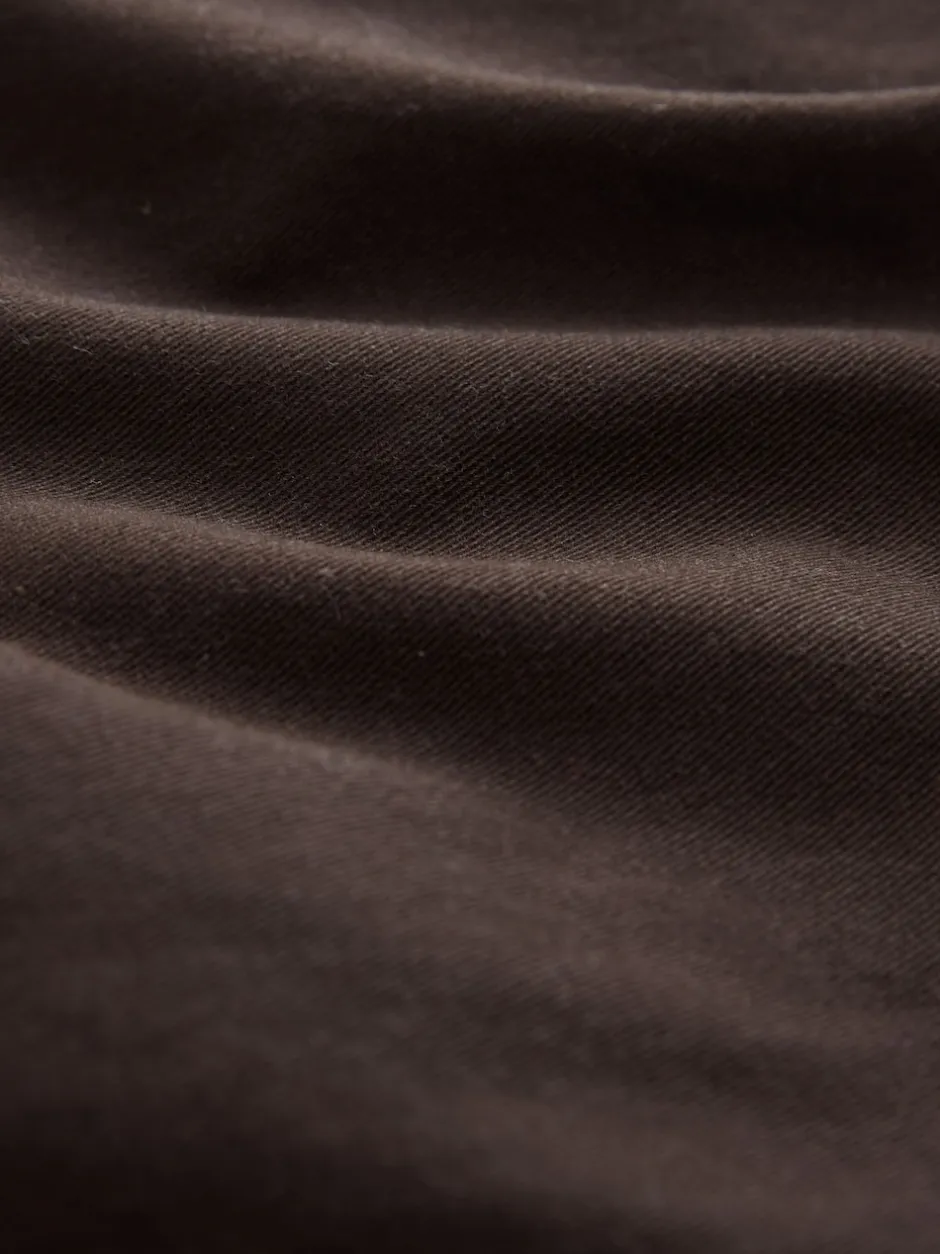 Next Marron - Pantalons chinos extensibles à double pli Online