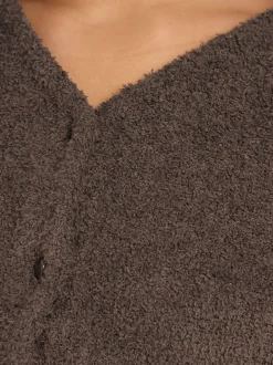 PixieGirl Petite Marron - haut de Pyjamas en chenille New