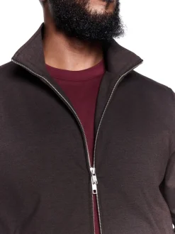 Next Marron - Premium Smart Col cheminée zippé avec laine Online