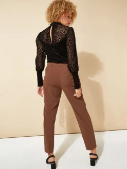 Roman Marron - Originals Coupe droite Pantalons de travail Outlet