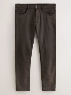 Next - Slim Fit (Slim Fit) - Jeans stretch de confort Marron New